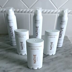 Native Deodorant Coconut Vanilla Sandalwood Bundle